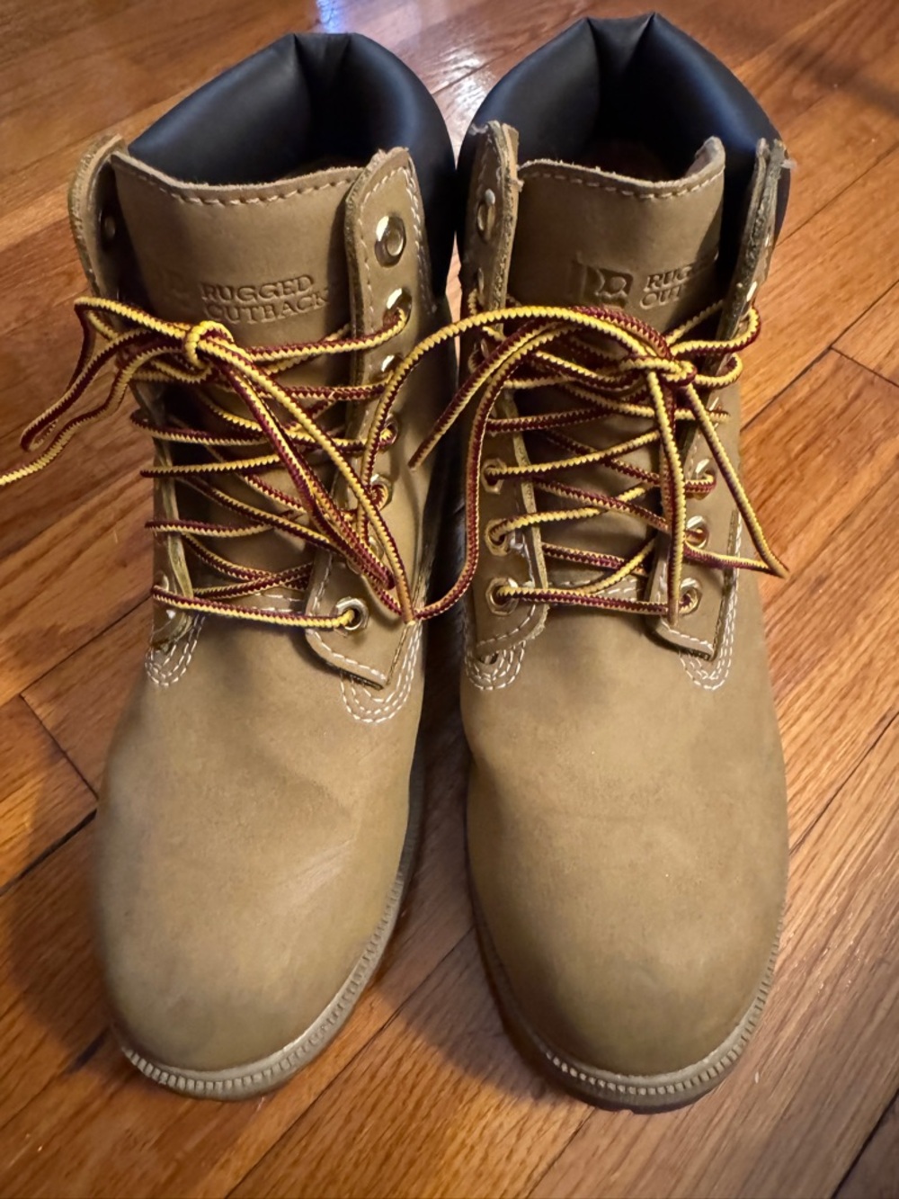 Tan Timberland Look-Alike Boots